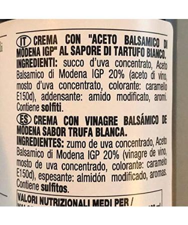  Carandini Tris Glasse Balsamic Vinegar of Modena IGP Carandini: Classic Berries White Truffle 250ml x 3 - Buy Online on GoSupps.com