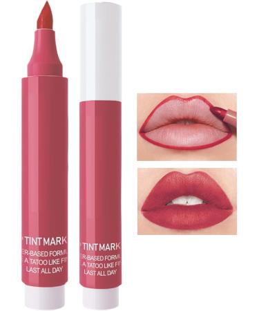 Lip marker: liquid lip stain marker long-lasting lip pencil waterproof lip stain | Moisturizing and smudge-proof lip makeup for women - Buy Online on GoSupps.com