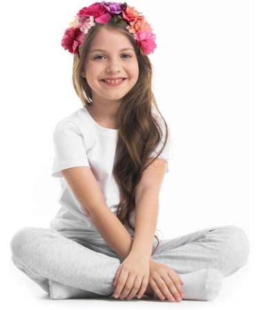 FRCOLOR Mexican Floral Headband for Women Halloween Flower Crown Hair Hoop Rose Headband for Cosplay Party(Purple) 18x12cm Pink - Buy Online on GoSupps.com