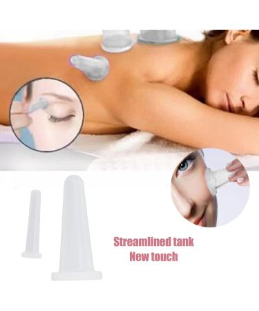 4-Part Silicone Vacuum Anti-Aging Facial Suction Cup Set | Facial Care & Body Massage Tools - International Shipping Available - Buy Online on GoSupps.com