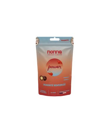 NONNA LAB - Power - A 3-in-1 formula = IMMUNITY, VITALITY, PROTECTION - Food supplements - Acerola, Royal Jelly, Zinc & Selenium - 1 month cure - 30 Chocolate Beads - Made in France