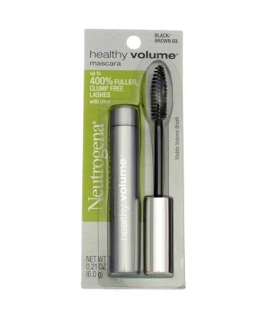 Neutrogena Healthy Volume Mascara Black/Brown 03 0.21 oz - Pack of 2 - Buy Online on GoSupps.com