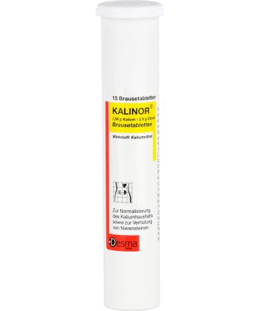 Kalinor Effervescent Tablets for Potassium Levels - 30 Tablets | International Shipping Available - Buy Online on GoSupps.com
