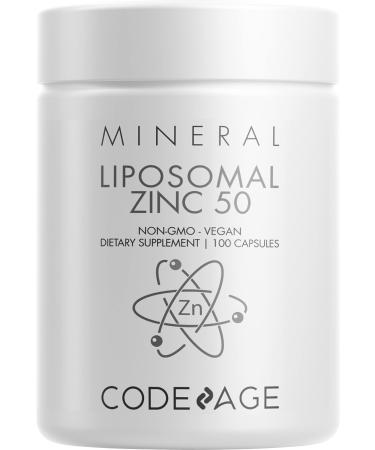 CodeAge Liposomal Zinc 50  100 Capsules