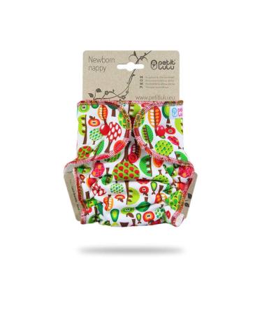Petit Lulu Newborn Diaper (2-6kg) Snaps (Orchard)
