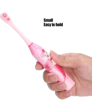 Buy Electric Toothbrush for Kids - Cute Cartoon Design Soft Bristles Food-Grade Quality Pink - Ideal for Oral Care - Buy Online on GoSupps.com