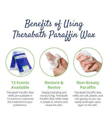 Therabath Paraffin Wax Refill 6 lbs - Relieve Arthritis Pain & Hydrate Muscles - Lavender Harmony - Buy Online on GoSupps.com