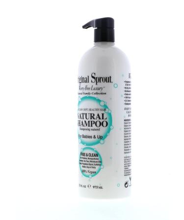Original Sprout Natural Shampoo 33 oz - Safe Strengthening Smoothing & Hydrating Formula for Babies Children & Adults - Frizz Control & Extra Shine Enhancer - Buy Online on GoSupps.com