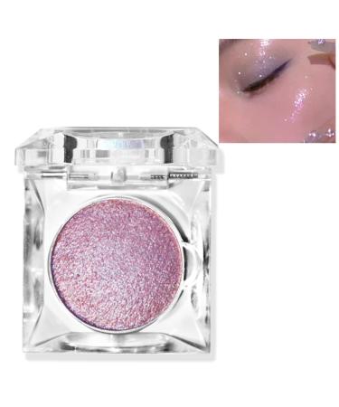 Jutqut Purple Pink Shimmer Glitter Highlighter Highlight Makeup Contour Powder  Silver Glitter Face Illuminator Highlighter  Diamond Sparkly Highlighter Iluminadores Illuminator Make Up for Face Body Cheek 03Purple Pink