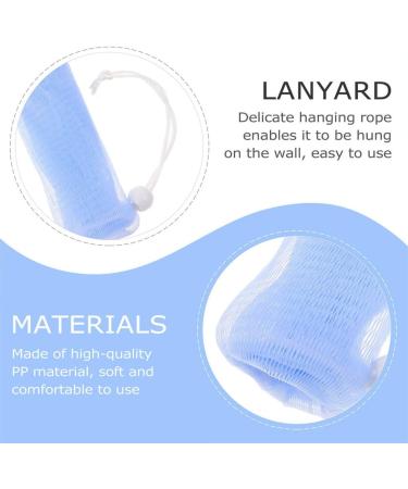 Mikinona 10pcs Foaming Soap Mesh Bag Soap Pouch Saver Soap Foaming Net Soap Sleeve Holder Soft Foam Net 14.5x5cm As Shown 1 - Buy Online on GoSupps.com