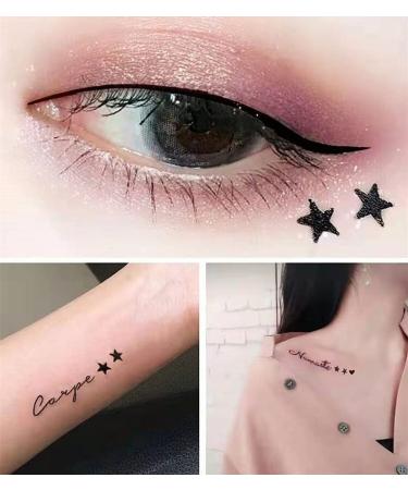 Go Ho Black Liquid Eyeliner Stamp Star | Waterproof Double-Side Seal Pen for Long-Lasting & Smudge-Proof Eye Makeup - 1 PC - Buy Online on GoSupps.com