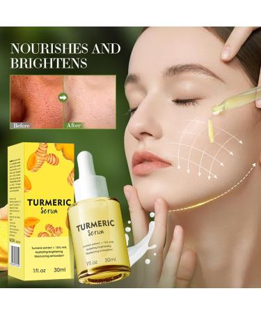  SKZKK Turmeric Milk Serum - Turmeric Facial Serum - Brightening Serum to Correct Dark Spots - Vitamin C Serum - Turmeric Facial Oil - Anti-Aging Moisturizing Serum (6 - Buy Online on GoSupps.com