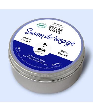 Monsieur Barbier : Savon de Rasage BETTER-SHAVE - Savon rasage homme artisanal naturel et id al pour peaux peaux s ches peaux sensibles et barbes dures - 100% Made in France ! 150 mL Unique - Buy Online on GoSupps.com