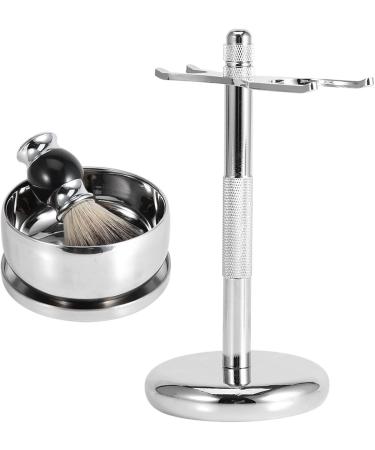 SUPYINI Professional Men's Shaving Tool Kit - Stand Faux Hair Brush Alloy Soap Mug & Bowl for Ultimate Grooming - Buy Online on GoSupps.com