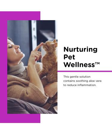 Nutri-Vet Ear Cleanser for Cats - Gentle 4oz Formula to Clean and Deodorize - Buy Online on GoSupps.com