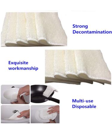 Candy86 Bamboo Fiber Dish Towels 5 Pack Anti-Grease Washing Towel Dishcloths Wiping Rags Cleaning Cloths (11.8 x 10.6 Inch) - Buy Online on GoSupps.com