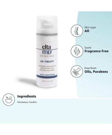 EltaMD AM Therapy Face Moisturizer with Niacinamide, Hyaluronic Acid & Vitamins - Anti-Aging & Skin Tone Enhancing Facial Lotion - Buy Online on GoSupps.com