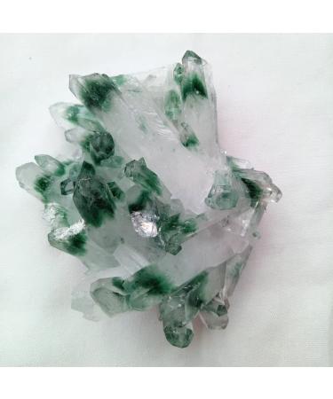 Natural Crystal Rough Natural Crystal 120g Phantom Quartz Crystal Cluster Natural Green Phantom Crystal Stone Cluster