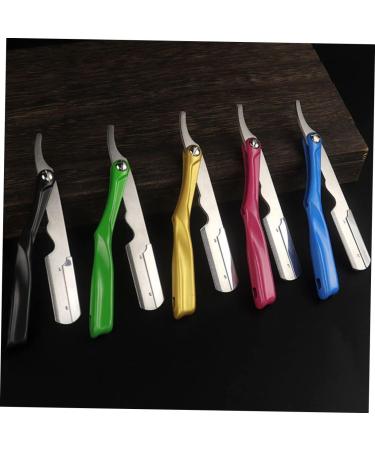 Minkissy 5-Pack Manual Razor Tool for Men - Stainless Steel Eyebrow Trimming - Household Essentials | 22.2x13.2cm - Buy Online on GoSupps.com