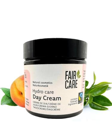 FAIRTRADE Day Cream 3.38 Oz - face care with apricot and green tea - moisturizing day care - soothing face cream for all skin types