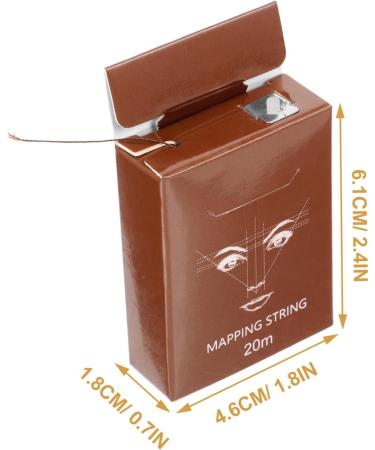 PLAFOPE Microblading Eyebrow Ink 1 Box String Ruler Ink Eyebrow Drawing Liner Brow Liner for Women Draw a Line Wire Box - Buy Online on GoSupps.com