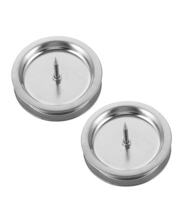 Minkissy 2 pieces Moxibustion stick base moxa stick holder rack stainless steel moxa stick holder metal mopa burner base household moxa stick holder moxa burning rack moxa stick