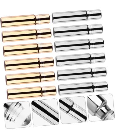 FRCOLOR 12pcs Essential Oil Perfume Roller Bottles - Refillable Glass Bottles with Gemstones - Perfect for Travel & DIY Fragrances - Buy Online on GoSupps.com