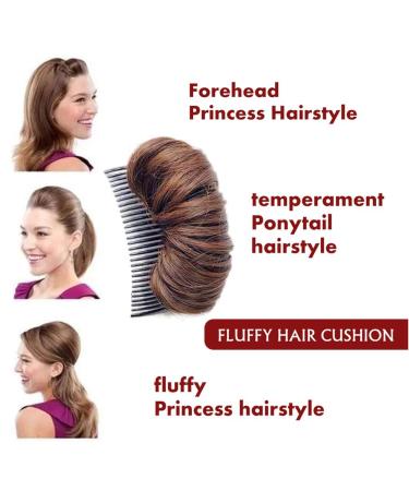 Invisible Fluffy Hair Pads - 3PC Thickening Wig Pad for Volume & Style | Light Brown Hair Base Bump Tool - Buy Online on GoSupps.com