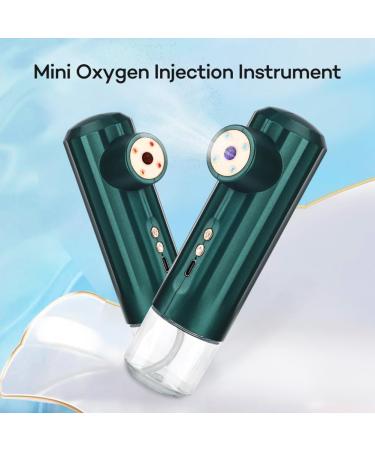 Tovmekdjn 1Set Mini Nano Mist Sprayer Steamer Humidifier Face Moisturizing Nebulizer Oxygen Injection Instrument Skin Care Tools Green - Buy Online on GoSupps.com