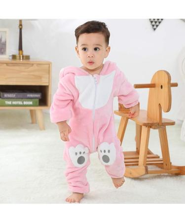 Cooky.D Unisex Winter Hooded Romper Jumpsuit - 12-18 Months - Cat Design - Buy Online on GoSupps.com