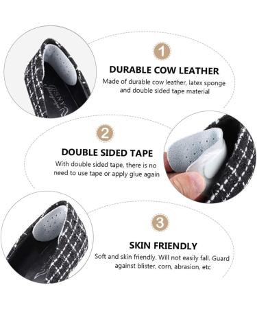 GLEAVI 12 Pairs Anti-Wear Back Stickers for Shoes | Self-Adhesive Heel Pads & Liner Grips for Ladies' Pumps - Comfort & Stability - Buy Online on GoSupps.com