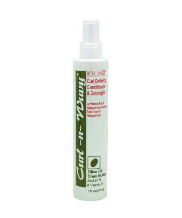 On Natural Next Image Curl-n-Wavy Curl Defining Conditioner and Detangler Oilive Oil Shea Butter Jojoba Oil & Vitamin E 8 Ounce