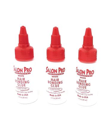 Salon Pro White Hair Bonding Glue Super Bond 1 Oz,Pack of 3 - Buy Online on GoSupps.com