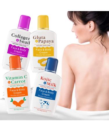 Moisturizing Face & Body Cream with Gluta & Papaya - Hydrating Skincare for All Skin Types | Shop Internationally - Buy Online on GoSupps.com