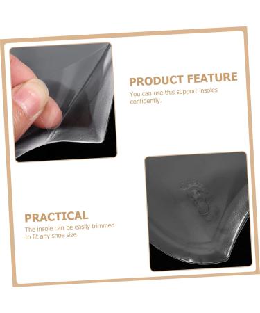 Arch Support Inserts for Men | Half Pad for Flatfoot Relief | Portable & Replaceable | Outdoor Arch Support - 8.70x6.80x0.60CM - Buy Online on GoSupps.com