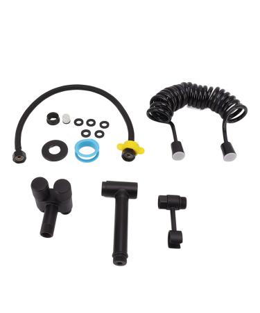 High Pressure Toilet Spray Toilet Bidet Sprayer Kit Modern Brass High Pressure Women Toilet Spray for Bathroom Black