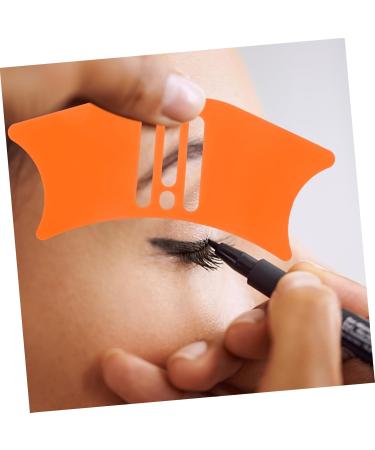 FOMIYES Makeup Eyelash Tools Eye Makeup Make up Aid Tools Silicone Eyeliner Aid Tools Women Make up Tools Shield Blindfold Mascara Auxiliary Third Gear 10.3x3.8cm Orange - Buy Online on GoSupps.com