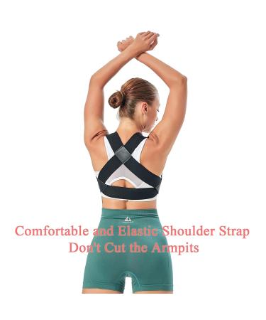 Posture Corrector for Men - Adjustable Upper Back Brace for Pain Relief & Improved Posture - Buy Online on GoSupps.com