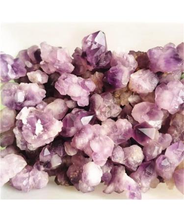 Natural Crystal Rough Natural Crystal Natural Amethyst Raw Quartz Small Cluster Stone Crystal Dot Specimen Home Decor (Color : 100g) - Buy Online on GoSupps.com