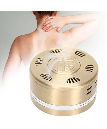 Natudeco Pure Copper Moxa Box Moxibustion Therapy Box Moxa Stick Holder Box Wormwood Moxa Box for Home Salon