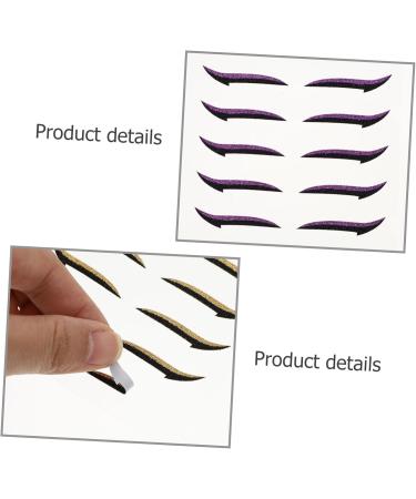 Healvian 320 Pairs Eyeliner Reusable Double Eyelid Tapes Sparkle Stickers Eyelid Tape Stickers Stiker Plastic - Buy Online on GoSupps.com