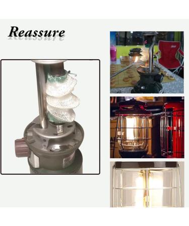 QuQuyi Propane Lanterns Mantles Bulk Accordion Shape #95  Dual Head Lantern Propane Lamp Mantle for Outdoor Camping Hiking Kerosene Light Natural #95 shape 5pcs - Buy Online on GoSupps.com