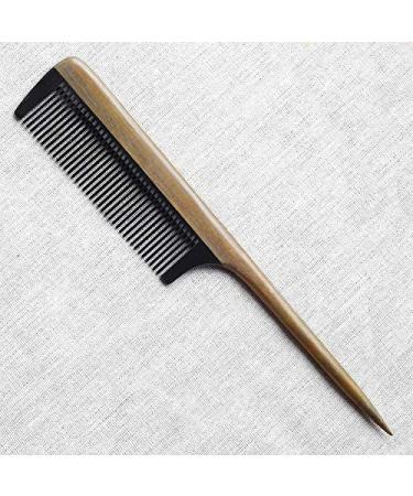 UNbit Pointed tail comb tool horn comb comb not knotted female sandalwood pointed tail comb Comb