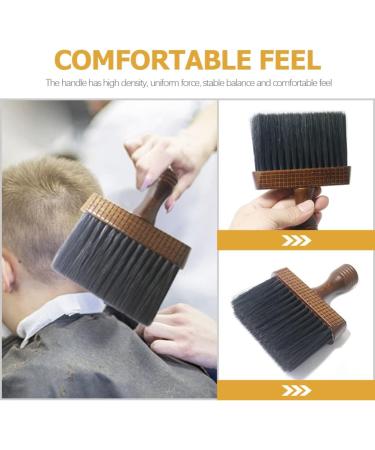 Minkissy Barber Brushes Neck Duster Brush Hair Cutting Brush with Wooden Handheld Barber Loose Hair Brush Barber Neck Duster Mustache Brush Haircut Brush Hairdressing Supplies Mens Comb - Buy Online on GoSupps.com