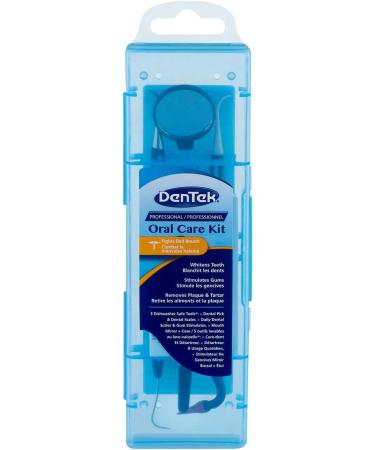 DenTek Premium Oral Care Kit - Dental Pick Steel Teeth Scaler Rubber Stimulater - Buy Online on GoSupps.com