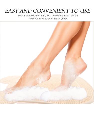 Beavorty Wall R ckwand Reiniger - Effektiver Fu matte & Wand-Schrubber f r die Dusche | Kieselgel Massage & Peeling - Buy Online on GoSupps.com