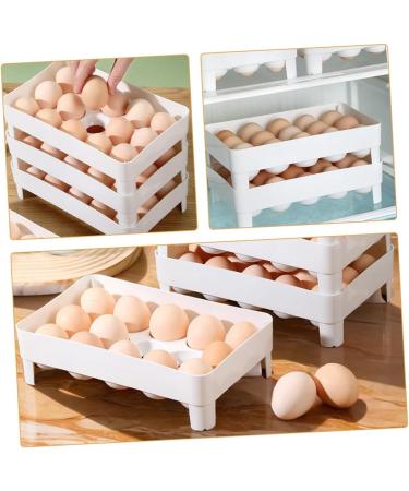 DOITOOL Egg Storage Box Refrigerator Egg Holder Egg Storage Tray Egg Tray Household re-usable - Buy Online on GoSupps.com