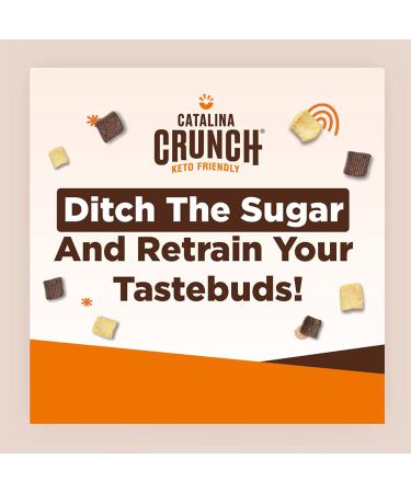 Catalina Crunch Vanilla Creme Keto Sandwich Cookies - 10 Snack Packs, 4 Cookies Per Pack | Low Carb, Low Sugar, Vegan & Keto Friendly - Buy Online on GoSupps.com