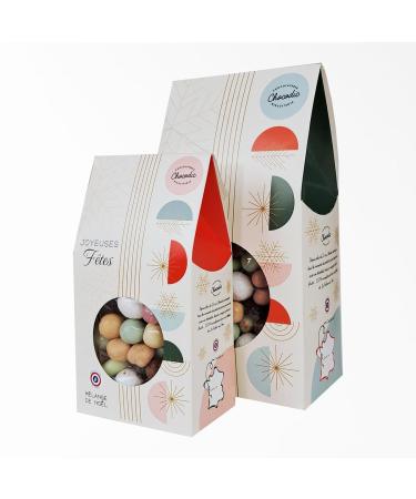 Ballotin Christmas Gourmet Mix | Christmas Molding | Handmade Christmas Chocolate chocodic (450 g)