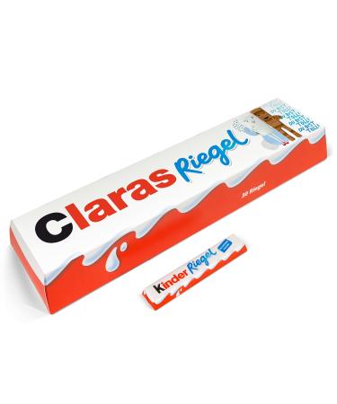 Personalized XXL Kinder Riegel - Custom Chocolate Bars with Name | Perfect Gift for Men & Women (630g 3x10 Pack) - Buy Online on GoSupps.com